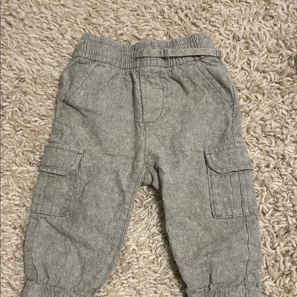 GAP Kids Gray Cargo Joggers